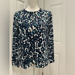 ❄️ NWT Laura Scott 2-in 1 Sweater/ Buttoned Up Cardigan Top, Size M